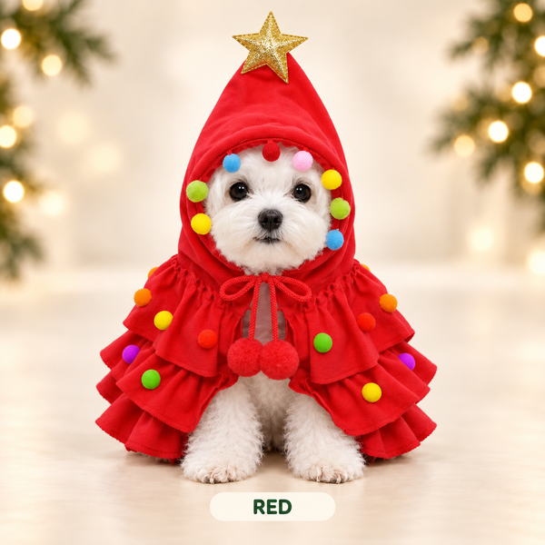 🎄 Christmas Tree Pet Cape
